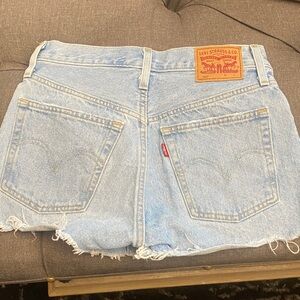 Levi's Women's Classic Light Blue Jean Shorts